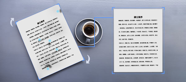 TH-OCR text recognition supports 45 °, 90 °, 180 °, 270 ° and other multi-angle picture rotation.