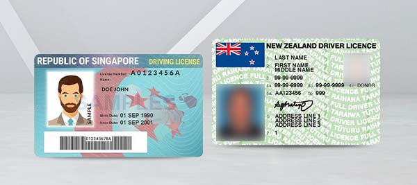 Distinguish driver's license front side and back side automatically