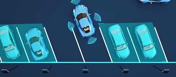 One camera can monitor two parking spaces, helping reduce hardware and deployment costs.